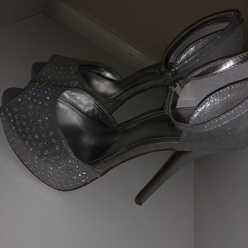 Jennifer Lopez Rhinestone Heels